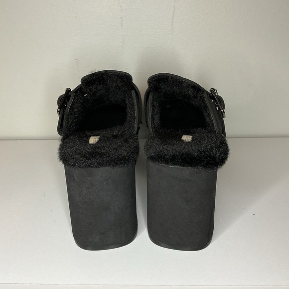 Free People Anya Suede Clogs Mules Womens Size 9 Retro Modern Boho Cottagcore - Picture 5 of 8